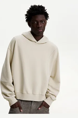 Bershka Felpa Boxy Con Cappuccio Uomo L