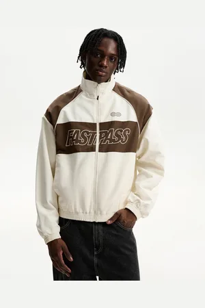 Bershka Giacca Tecnica Con Stampa Uomo M