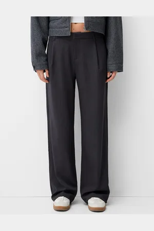Bershka Pantaloni Baggy Low Rise Donna 42 (Eu 38)