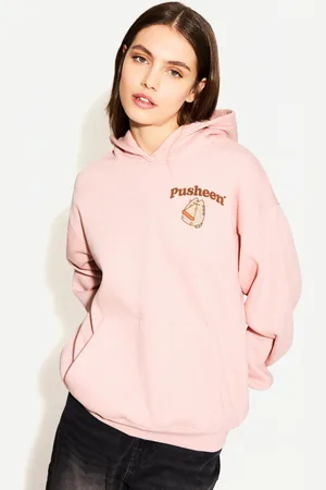 Bershka Felpa Pusheen Con Cappuccio Donna S