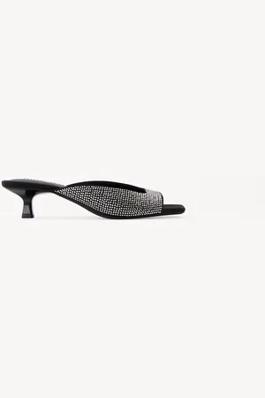 Bershka Sandali Con Tacco Mule E Dettaglio Di Strass Donna 36