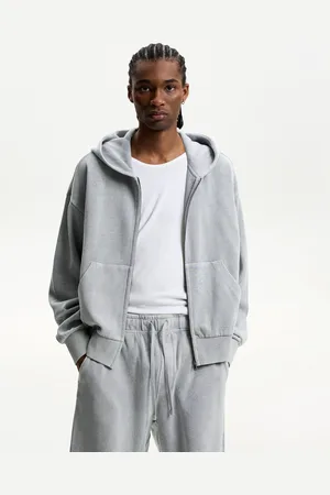 Bershka Felpa Con Cerniera Cropped Uomo Xl
