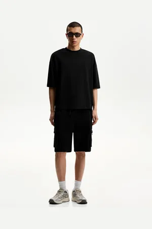 Bershka Bermuda Jogger Modello Militare Uomo Xxl