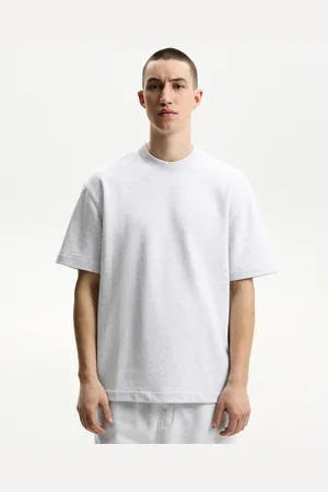 Bershka Maglietta In Felpa A Maniche Corte Uomo Xl