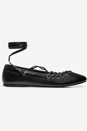 Bershka Ballerine Con Allacciatura Donna 38