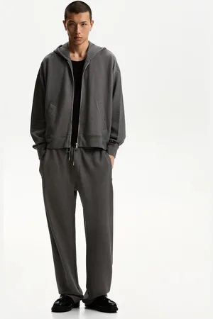 Bershka Pantaloni A Gamba Larga Con Texture Uomo M