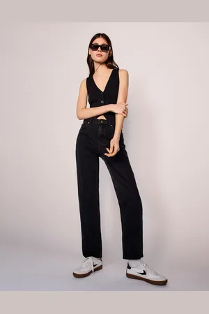 Bershka Jeans Mom High Rise Comfort Donna 36 (Eu 32)