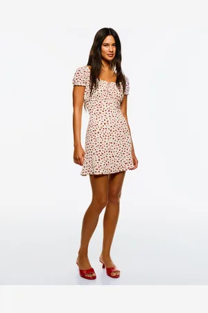 Bershka Vestito Mini Goffrato Stampato Donna 10-12