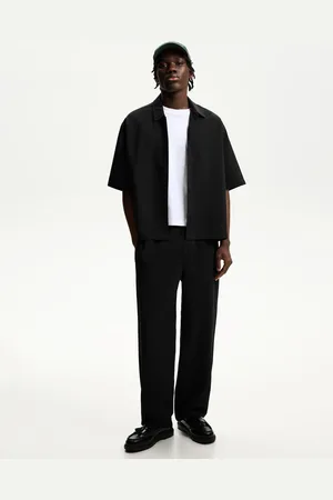 Bershka Pantaloni Jogger Straight Tailoring Uomo Xl