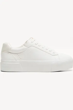 Bershka Sneakers Con Stampa Animalier Sul Tallone Donna 38