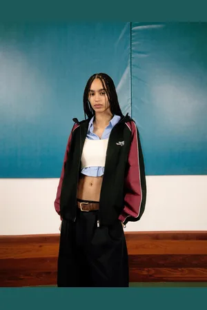 Bershka Giacca Sportiva Tecnica Con Cappuccio Donna L