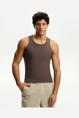 Bershka Canotta Rib Uomo M
