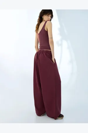 Bershka Pantaloni Jogger In Felpa Donna Xs