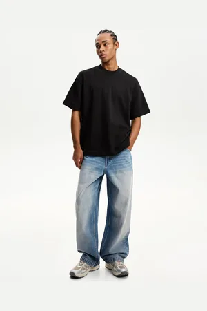 Bershka Jeans Super Baggy Uomo 38 (Eu 32)