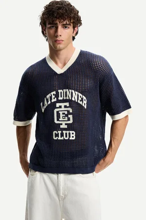 Bershka Maglietta A Maniche Corte Sportiva In Rete Uomo Xs