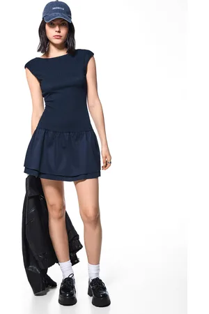 Bershka Vestito Mini Elasticizzato Donna M
