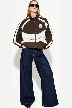 Bershka Giacca Tecnica Con Stampa Donna 10-12