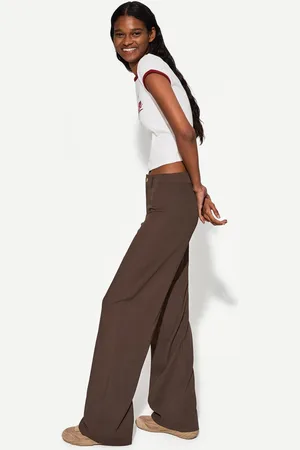 Bershka Pantaloni Wide Leg Donna 48 (Eu 44)