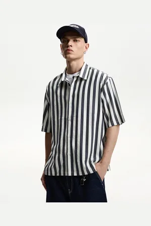 Bershka Camicia A Maniche Corte Relax Fit Uomo Xl
