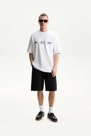 Bershka Bermuda Jogger Tailored Fit Uomo Xl