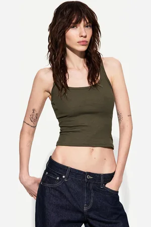Bershka Canotta A Coste Donna S