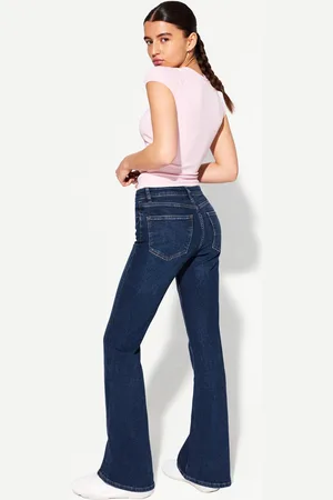 Bershka Jeans Flare Donna 38 (Eu 34)