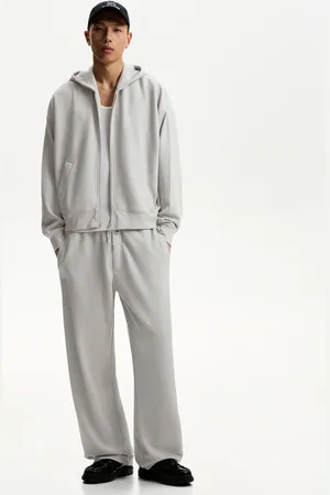 Bershka Pantaloni A Gamba Larga Con Texture Uomo M