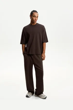 Bershka Pantaloni Wide Leg Uomo L