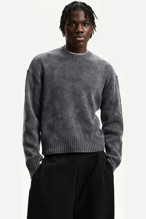Bershka Maglia Boxy Effetto Slavato Uomo M