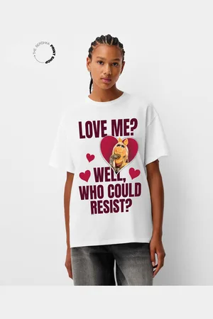Bershka Maglietta Muppets Maniche Corte Oversize Donna Xl