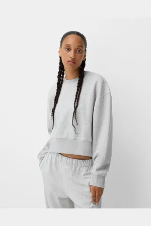 Bershka Felpa Basic Donna Xs