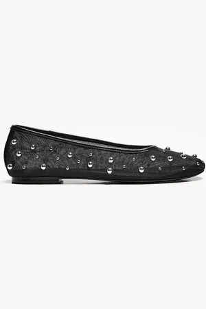 Bershka Ballerine In Rete Con Borchie Donna 40