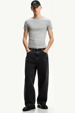 Bershka Jeans Loose Baggy Uomo 40 (Eu 34)