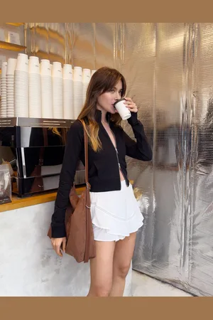 Bershka Borsa Effetto Scamosciato Donna