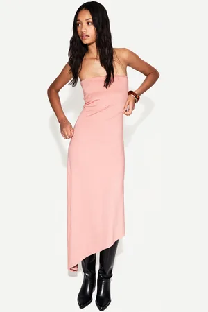 Bershka Vestito Midi A Fascia Asimmetrico Donna Xs