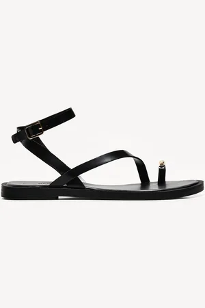 Bershka Sandali Bassi Con Dettaglio Metallizzato Donna 39