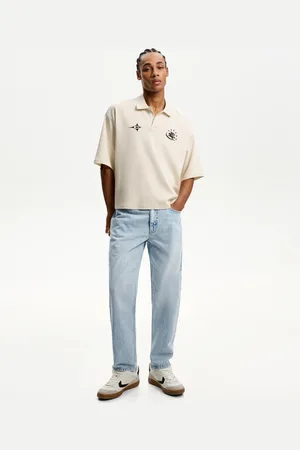Bershka Jeans Straight Uomo 42 (Eu 36)