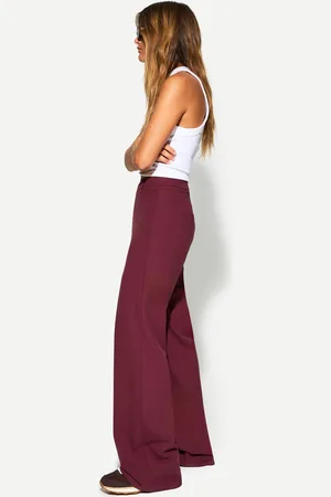 Bershka Pantaloni Larghi Tailored Fit Donna 42 (Eu 38)