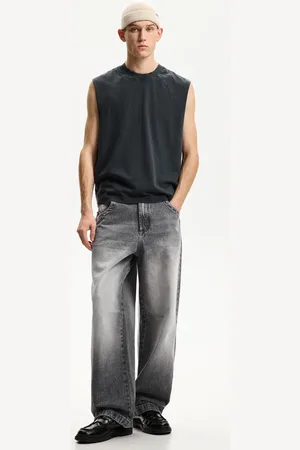 Bershka Jeans Super Baggy Uomo 42 (Eu 36)