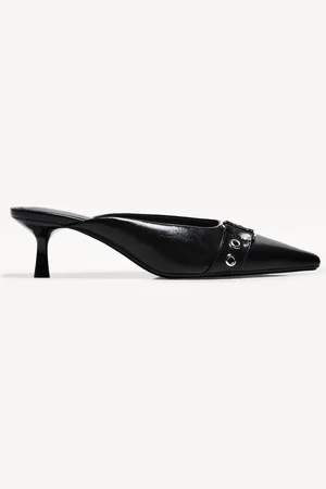 Bershka Scarpe Con Tacco Mules E Fibbia Donna 38