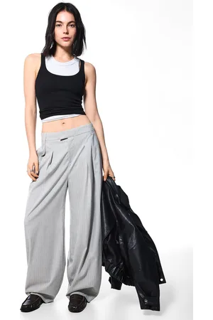 Bershka Pantaloni Balloon Tailored Fit Donna 40 (Eu 36)