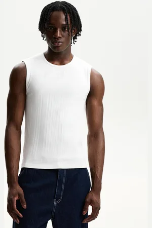 Bershka Canotta Canneté Uomo Xs