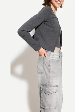 Bershka Jeans Cargo Straight Donna 36 (Eu 32)