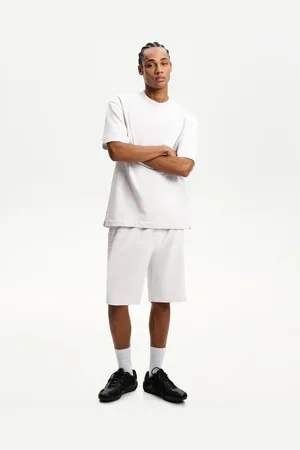 Bershka Bermuda Felpa Uomo M