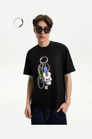 Bershka Maglietta Wearable Art A Maniche Corte Uomo S