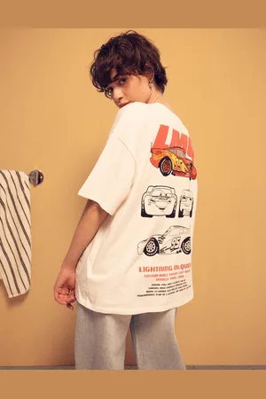 Bershka Maglietta Cars A Maniche Corte Con Stampa Donna S