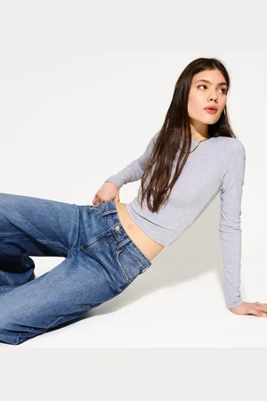Bershka Jeans Wide Leg Donna 48 (Eu 44)
