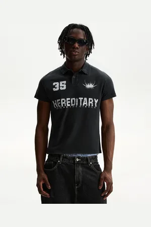 Bershka Polo A Maniche Corte Stampa Uomo M