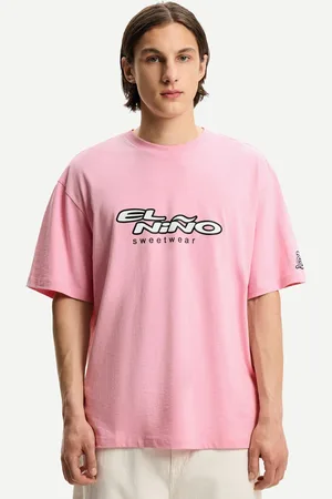 Bershka Maglietta El Niño A Maniche Corte Uomo L
