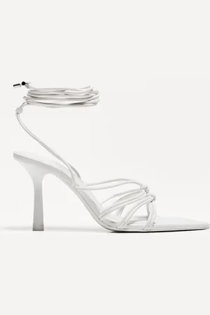 Bershka Sandali Con Tacco Legati Donna 40